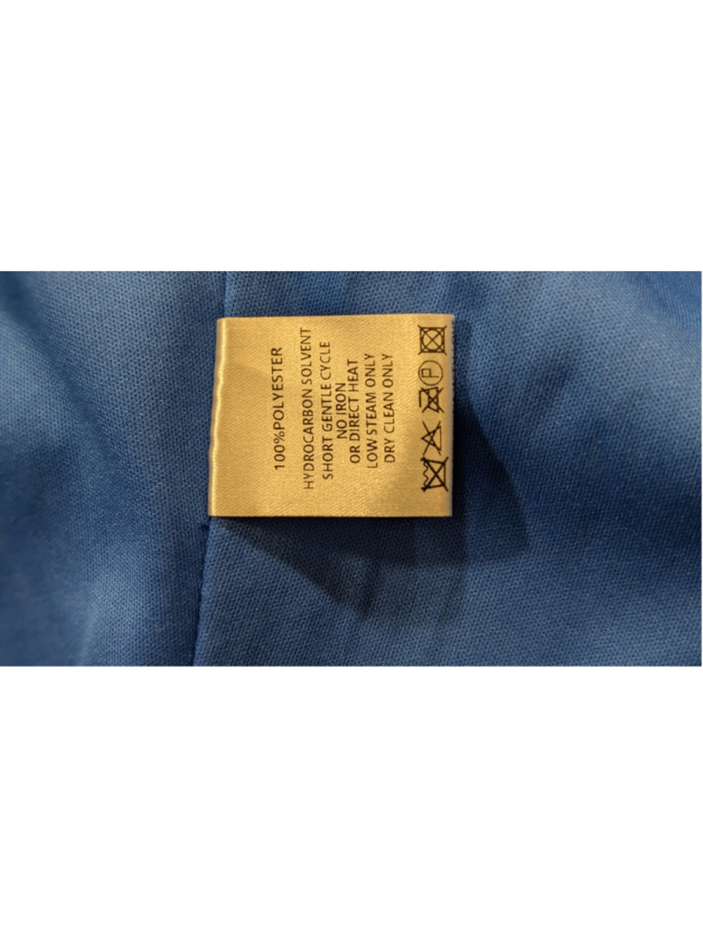 NWT Rene Ruiz Collection Blue Satin Embellished Formal Gown Size 8 $349 - Picture 16 of 16